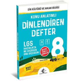 Eker Test Yayınları 8. Sınıf Dinlediren Defter