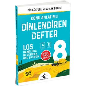 Eker Test Yayınları 8. Sınıf Dinlediren Defter