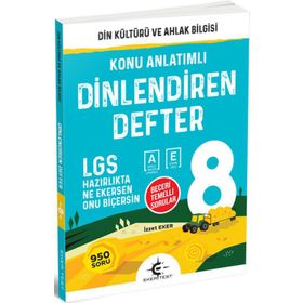 Eker Test Yayınları 8. Sınıf Dinlediren Defter