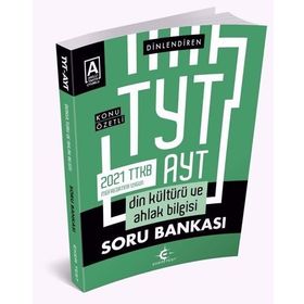 Eker Test Yayınları TYT AYT Din Kültürü ve Ahlak Bilgisi Dinlendiren Konu Anlatımlı Soru Bankası