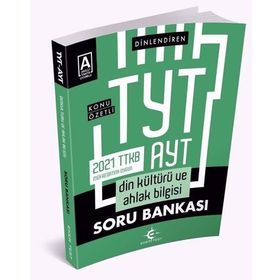 Eker Test Yayınları TYT AYT Din Kültürü ve Ahlak Bilgisi Dinlendiren Konu Anlatımlı Soru Bankası