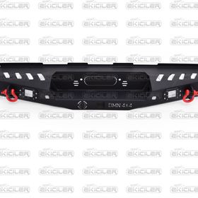 Ekiciler Isuzu D-Max 2007-2012 Off-Road Ledli Çelik Arka Tampon Koruma