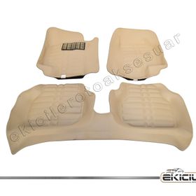 Ekiciler Jetta 2011 Sonrası 5D Bej Oto Paspas
