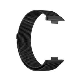 Ekılıf Huawei Watch Fit 3 KRD-01 Siyah Uyumlu Metal Kordon