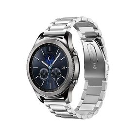 Ekılıf Huawei Watch GT3 KRD-04 42 mm Gümüş Uyumlu Metal Kordon