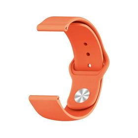Ekılıf Huawei Watch GT3 KRD-11 42 mm Turuncu Uyumlu Silikon Kordon
