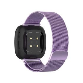 Ekılıf Huawei Watch GT3 KRD-12 46 mm Açık Mor Uyumlu Metal Kordon