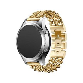 Ekılıf Huawei Watch GT3 KRD-17 46 mm Gold Uyumlu Metal Kordon