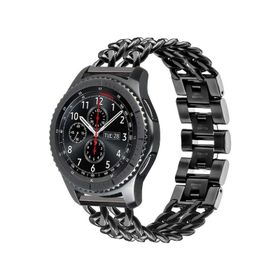 Ekılıf Huawei Watch GT3 KRD-17 46 mm Siyah Uyumlu Metal Kordon