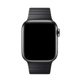 Ekılıf IOS Watch Ultra KRD-35 Siyah 49 mm Uyumlu Metal Strap Kayış Kordon