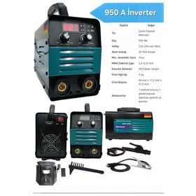 Ekinler EEA451 ARC-950 Inverter Mavi Dijital Kaynak Makinesi