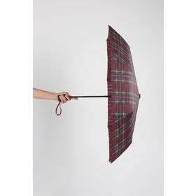 Eklips Bordo Ekose Otomatik Şemsiye