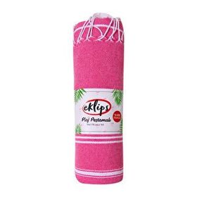 Eklips Çizgili Pembe DU006 Peştemal