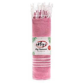 Eklips Çizgili Pembe DU006 Peştemal