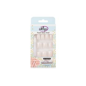 Eklips French Pembe Küt Takma Tırnak