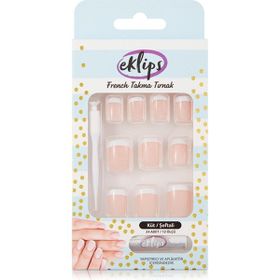 Eklips French Şeftali Küt Takma Tırnak