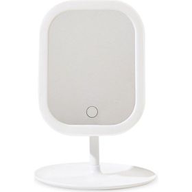 Eklips Kare Led Beyaz Makyaj Aynası