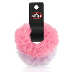 Eklips Peluş Pembe Mor 2'li Toka