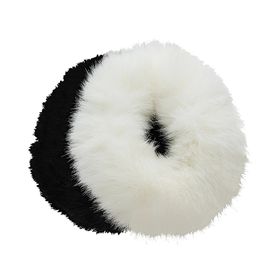 Eklips Peluş Siyah Beyaz 2'li Toka