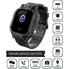 Ekmek Teknem Q15 Siyah Çocuk Akıllı Saat