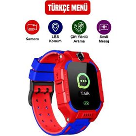 Ekmek Teknem Q19 Kırmızı Çocuk Akıllı Saat