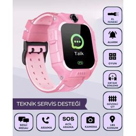 Ekmek Teknem Q19 Pembe Çocuk Akıllı Saat
