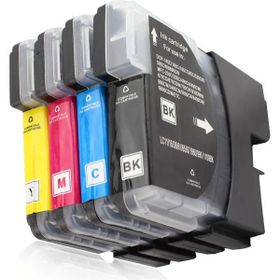 Eko Kartuş Brother MFC-490CW LC67-LC11-LC16-LC38-LC61-LC65 Uyumlu 4 Adet Renkli Muadil Kartuş