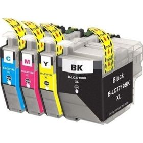 Eko Kartuş Brother MFC-J2330DW LC3719XL Uyumlu 4 Adet Renkli Muadil Kartuş