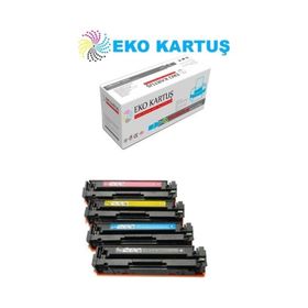 Eko Kartuş Canon I-Sensys LBP-611CN (CF400X-CF401X-CF402X-CF403X) Set Muadil Toner