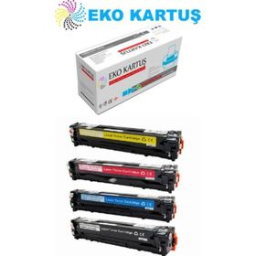 Eko Kartuş Canon I-Sensys MF-624CDT (CB540-CB541-CB542-CB543) Set Muadil Toner