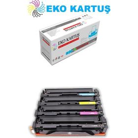 Eko Kartuş Canon I-Sensys MF-641CN (CF540A-CF541A-CF542A-CF543A) (203A) Set Muadil Toner