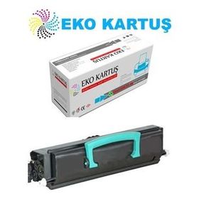 Eko Kartuş Lexmark E350DN Siyah Muadil Toner