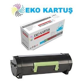 Eko Kartuş Lexmark MX611DHE Siyah Muadil Toner