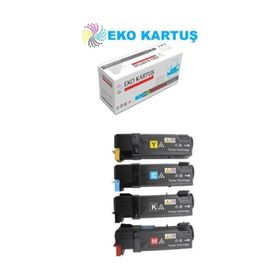 Eko Kartuş Xerox 6125 (106R01335-36-37-38) Set Muadil Toner