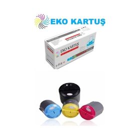 Eko Kartuş Xerox Phaser 6110MFP 6110 (106R01203-04-05-06) Set Muadil Toner