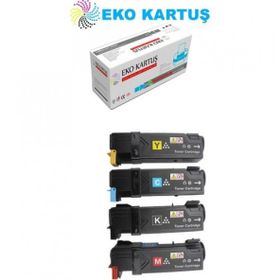Eko Kartuş Xerox Phaser 6128 (106R01456-57-58-59) Set Muadil Toner