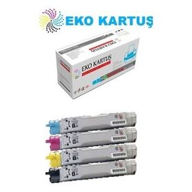 Eko Kartuş Xerox Phaser 6200B (016200100-200-300-400) Set Muadil Toner