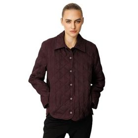 Ekol 06501 Dokulu Çıtçıtlı Bordo Kadın Mont