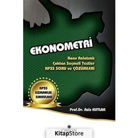Ekonometri KPSS Uzmanlık Sınavları - Aziz Kutlar