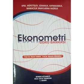 Ekonometri Soru Bankası Rahmi Yamak Mustafa Köseoğlu