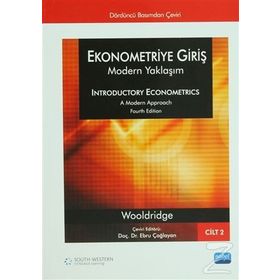 Ekonometriye Giriş 2 - Modern Yaklaşım - Jeffrey M. Wooldridge Ebru Çağlayan