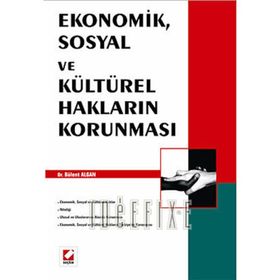 EKONOMIK, SOSYAL VE KÜLTÜREL HAKLARIN KORUNMASI - BÜLENT ALGAN