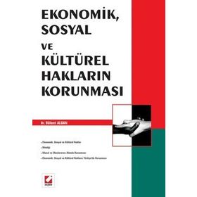 EKONOMIK, SOSYAL VE KÜLTÜREL HAKLARIN KORUNMASI - BÜLENT ALGAN