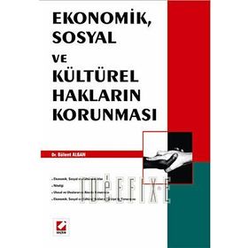 EKONOMIK, SOSYAL VE KÜLTÜREL HAKLARIN KORUNMASI - BÜLENT ALGAN