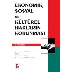 EKONOMIK, SOSYAL VE KÜLTÜREL HAKLARIN KORUNMASI - BÜLENT ALGAN