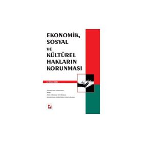EKONOMIK, SOSYAL VE KÜLTÜREL HAKLARIN KORUNMASI - BÜLENT ALGAN
