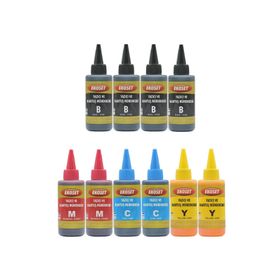 Ekoset Brother DCP-T220 DCP-T420 W Uyumlu 100 ml 10'lu Set Renkli Muadil Mürekkep