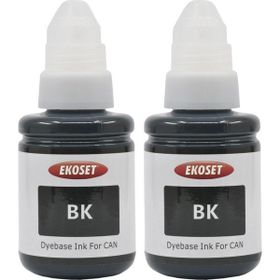 Ekoset Canon Pixma G3400 G3410 G3411 G3415 2x135 ml Siyah Mürekkep