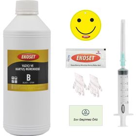 Ekoset Canon Pixma G4411 Uyumlu Siyah 1 lt Mürekkep