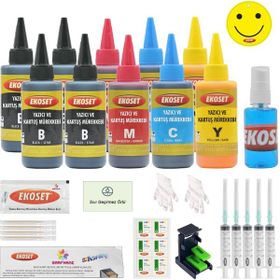Ekoset HP 1015 1515 1516 2510 2515 HP 650 Uyumlu Renkli 10'lu Dolum Seti